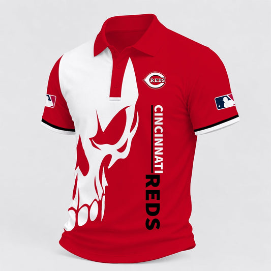 [HOMERUN DEAL] NEW CUSTOMIZED MLB05 CRS CINCINNATI REDS POLO SHIRT
