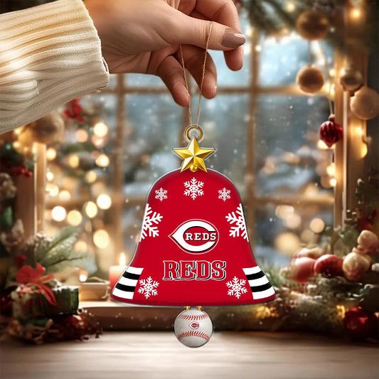 [HOMERUN DEAL] NEW CUSTOMIZED MLB05 CRS CINCINNATI REDS CHRISTMAS ACRYLIC ORNAMENT
