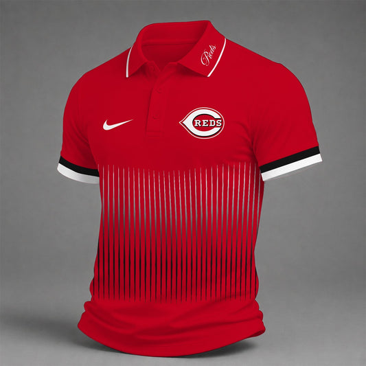 [HOMERUN DEAL] NEW CUSTOMIZED MLB05 CRS CINCINNATI REDS POLO SHIRT