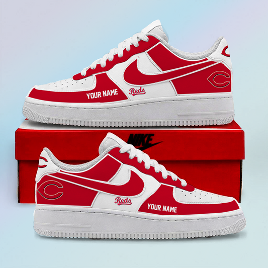 [HOMERUN DEAL] NEW CUSTOMIZED MLB05 CRS CINCINNATI REDS AF1 SHOES
