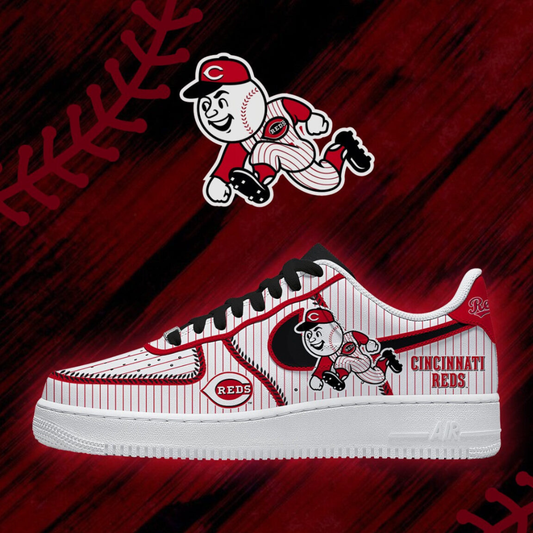 [HOMERUN DEAL] NEW CUSTOMIZED MLB05 CRS CINCINNATI REDS AF1 SHOES