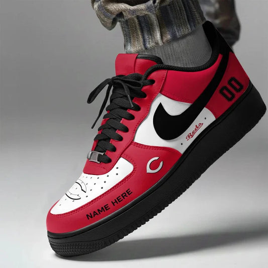 [HOMERUN DEAL] NEW CUSTOMIZED MLB05 CRS CINCINNATI REDS AF1 SHOES