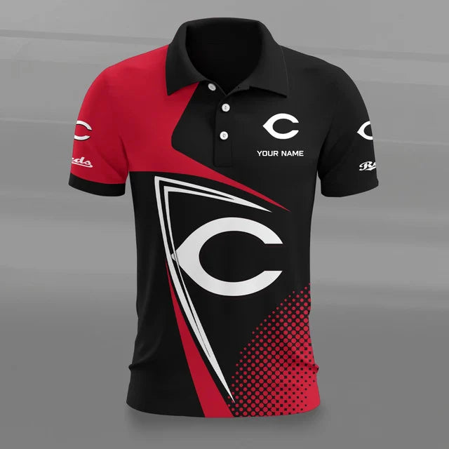 [HOMERUN DEAL] NEW CUSTOMIZED MLB05 CRS CINCINNATI REDS POLO SHIRT