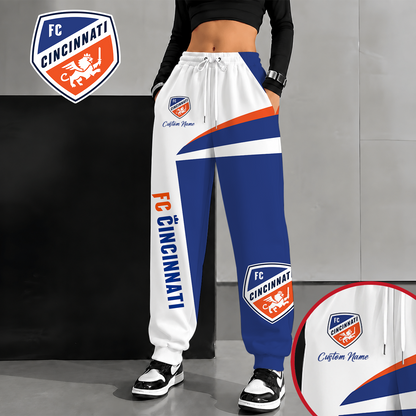 [GOAL DEAL] NEW CUSTOMIZED MLS05 FCC FC CINCINNATI SWEATPANTS