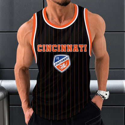 [GOAL DEAL] NEW CUSTOMIZED MLS05 FCC FC CINCINNATI UNISEX TANK TOP