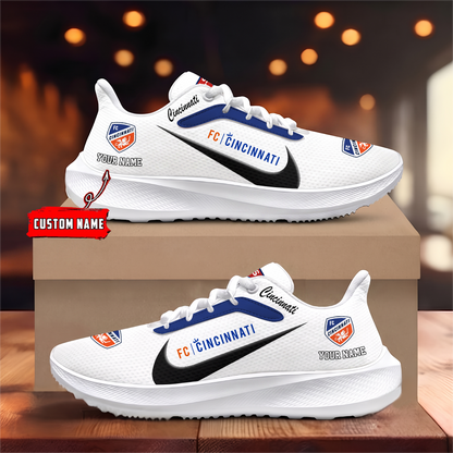 [GOAL DEAL] NEW CUSTOMIZED MLS05 FCC FC CINCINNATI ROAD RUNNING SHOES