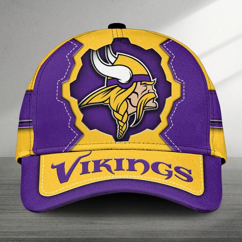 [TOUCHDOWN DEAL] NEW CUSTOMIZED NFL05 MVK MINNESOTA VIKINGS CLASSIC CAP