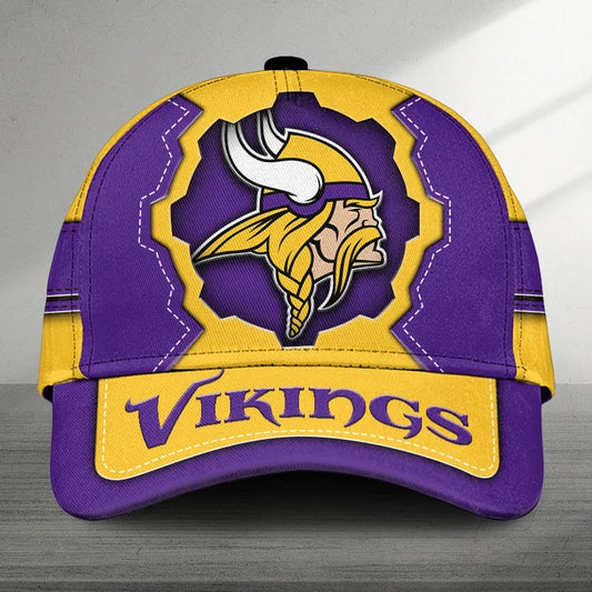 [TOUCHDOWN DEAL] NEW CUSTOMIZED NFL05 MVK MINNESOTA VIKINGS CLASSIC CAP