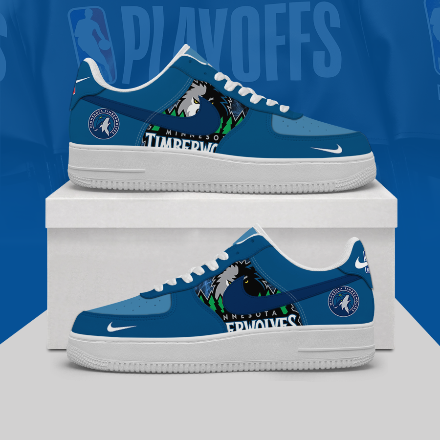 [SLAM DUNK DEAL] NEW CUSTOMIZED NBA05 MTW MINNESOTA TIMBERWOLVES AF1 SHOES
