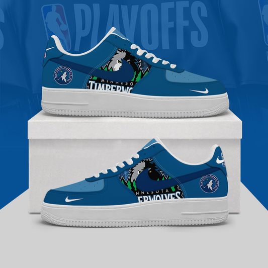 [SLAM DUNK DEAL] NEW CUSTOMIZED NBA05 MTW MINNESOTA TIMBERWOLVES AF1 SHOES
