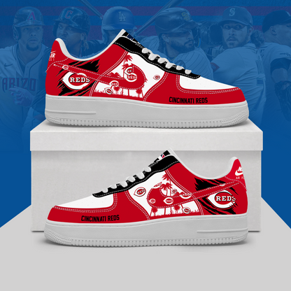 [HOMERUN DEAL] NEW CUSTOMIZED MLB05 CRS CINCINNATI REDS AF1 SHOES
