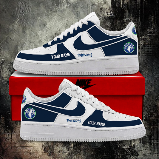 [SLAM DUNK DEAL] NEW CUSTOMIZED NBA05 MTW MINNESOTA TIMBERWOLVES AF1 SHOES