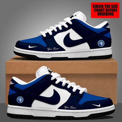 [SLAM DUNK DEAL] NEW CUSTOMIZED NBA05 MTW MINNESOTA TIMBERWOLVES DUNK LOW SHOES