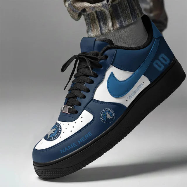 [SLAM DUNK DEAL] NEW CUSTOMIZED NBA05 MTW MINNESOTA TIMBERWOLVES AF1 SHOES