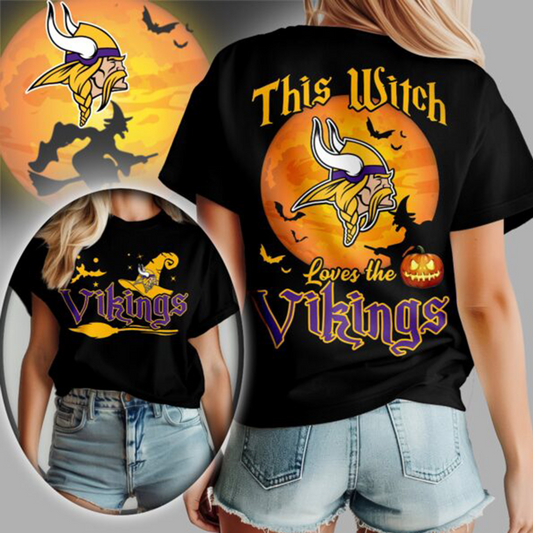 [TOUCHDOWN DEAL] NEW CUSTOMIZED NFL05 MVK MINNESOTA VIKINGS  HALLOWEEN T-SHIRT, HOODIE & ZIP HOODIE