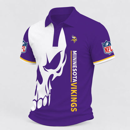 [TOUCHDOWN DEAL] NEW CUSTOMIZED NFL05 MVK MINNESOTA VIKINGS POLO SHIRT