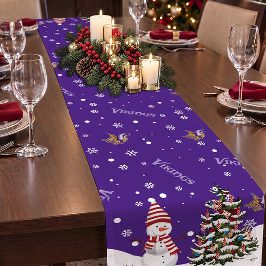 [TOUCHDOWN DEAL] NEW CUSTOMIZED NFL05 MVK MINNESOTA VIKINGS TABLE RUNNER