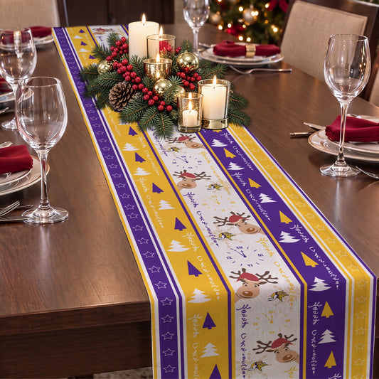 [TOUCHDOWN DEAL] NEW CUSTOMIZED NFL05 MVK MINNESOTA VIKINGS TABLE RUNNER