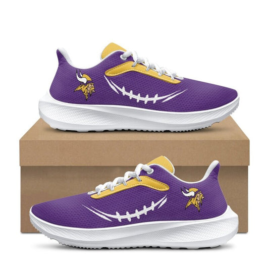 [TOUCHDOWN DEAL] NEW CUSTOMIZED NFL05 MVK MINNESOTA VIKINGS ROAD RUNNING SHOES
