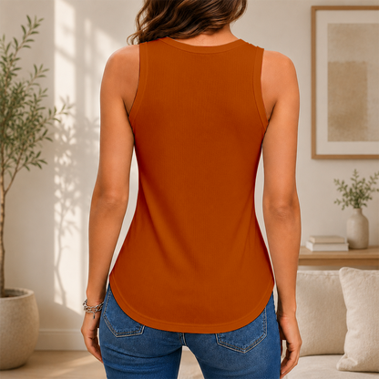 [HOMERUN DEAL] NEW CUSTOMIZED NCAA CWS05 TXL TEXAS LONGHORNS WOMEN'S V-NECK TANK TOP