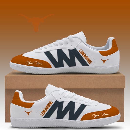 [HOMERUN DEAL] NEW CUSTOMIZED NCAA CWS05 TXL TEXAS LONGHORNS CLASSIC SNEAKERS