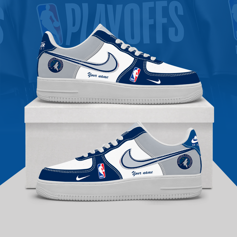[HOT DEAL] NEW CUSTOMIZED NBA05 MTW MINNESOTA TIMBERWOLVES AF1 SHOES