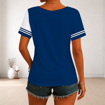 [HOT DEAL] NEW CUSTOMIZED NBA05 MTW MINNESOTA TIMBERWOLVES V-NECK FEMALE SHIRT