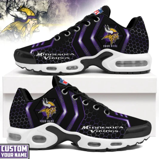 [TOUCHDOWN DEAL] NEW CUSTOMIZED NFL05 MVK MINNESOTA VIKINGS AIR MAX PLUS SNEAKERS