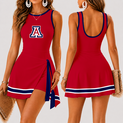 [FAN FAVORITE] NEW CUSTOMIZED NCAA CWS06 ARW ARIZONA WILDCATS WOMEN'S SUMMER SKORT DRESS