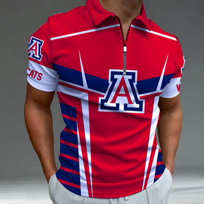 [FAN FAVORITE] NEW CUSTOMIZED NCAA CWS06 ARW ARIZONA WILDCATS POLO SHIRT