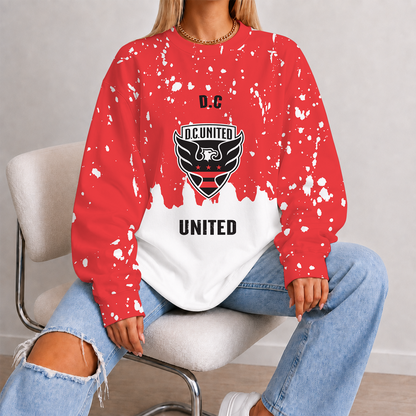 [GOAL DEAL] NEW CUSTOMIZED MLS06 DCU D.C. UNITED UNISEX SWEATSHIRT
