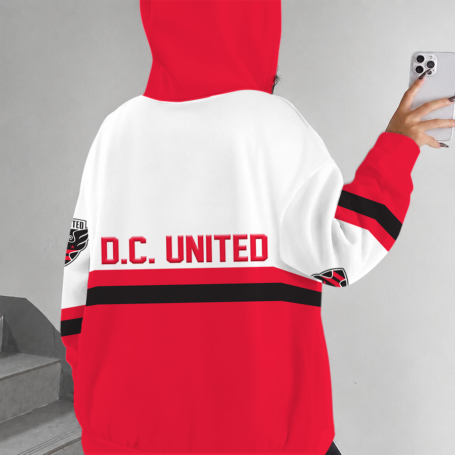 [GOAL DEAL] NEW CUSTOMIZED MLS06 DCU D.C. UNITED ZIP HOODIE