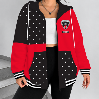 [GOAL DEAL] NEW CUSTOMIZED MLS06 DCU D.C. UNITED ZIP HOODIE