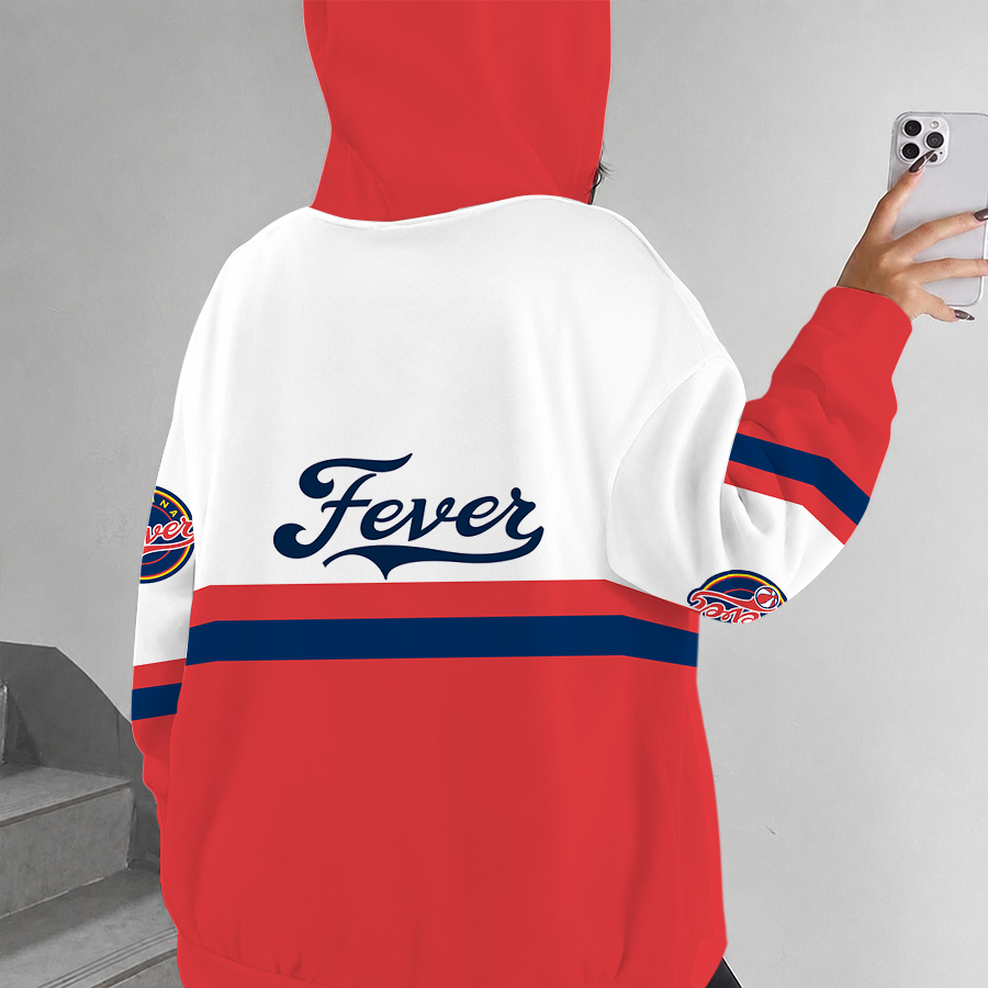 [FAN FAVORITE] NEW CUSTOMIZED WNBA06 IDF INDIANA FEVER ZIP HOODIE