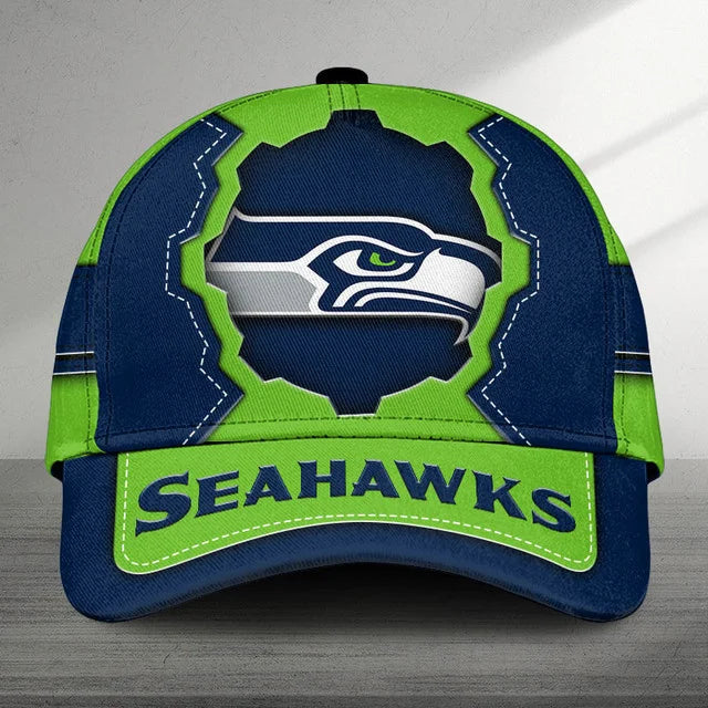 [TOUCHDOWN DEAL] NEW CUSTOMIZED NFL06 SSH SEATTLE SEAHAWKS CLASSIC CAP