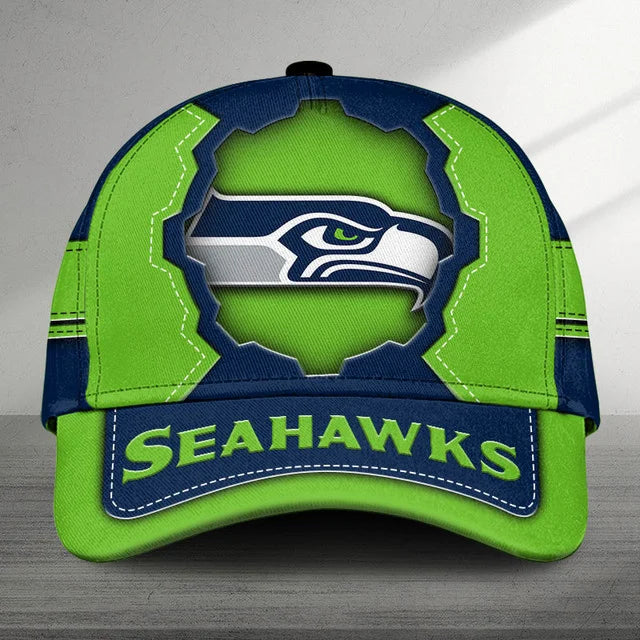 [TOUCHDOWN DEAL] NEW CUSTOMIZED NFL06 SSH SEATTLE SEAHAWKS CLASSIC CAP