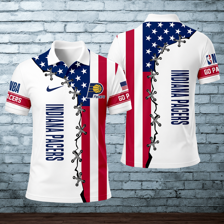 [HOT DEAL] NEW CUSTOMIZED NBA06 IPA INDIANA PACERS POLO SHIRT