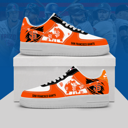 [HOMERUN DEAL] NEW CUSTOMIZED MLB06 SFG SAN FRANCISCO GIANTS AF1 SHOES