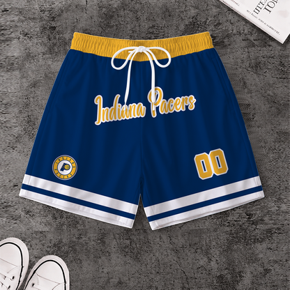 [HOT DEAL] NEW CUSTOMIZED NBA06 IPA INDIANA PACERS SHORT PANTS