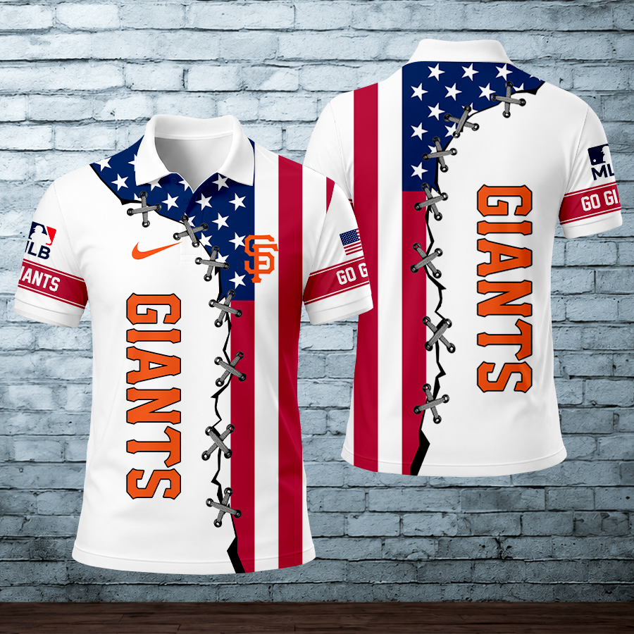 [HOMERUN DEAL] NEW CUSTOMIZED MLB06 SFG SAN FRANCISCO GIANTS POLO SHIRT