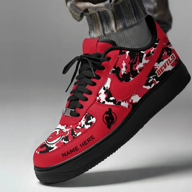 [PUCK DROP DEAL] NEW CUSTOMIZED NHL06 NJD NEW JERSEY DEVILS AF1 SHOES