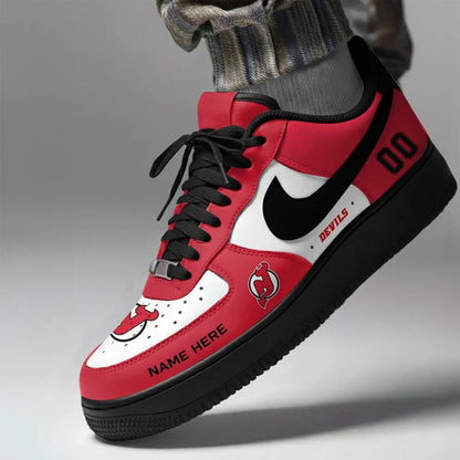 [PUCK DROP DEAL] NEW CUSTOMIZED NHL06 NJD NEW JERSEY DEVILS AF1 SHOES
