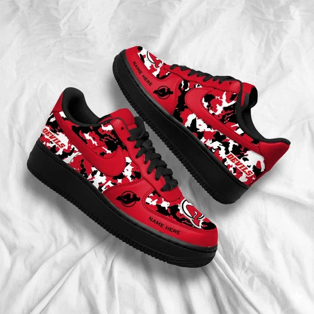 [PUCK DROP DEAL] NEW CUSTOMIZED NHL06 NJD NEW JERSEY DEVILS AF1 SHOES