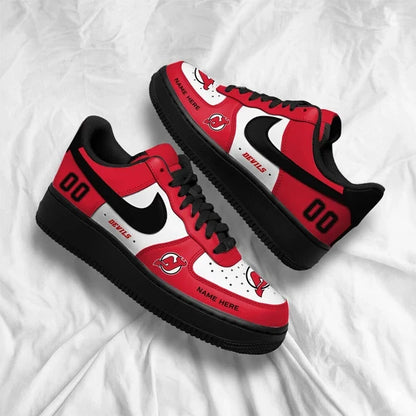 [PUCK DROP DEAL] NEW CUSTOMIZED NHL06 NJD NEW JERSEY DEVILS AF1 SHOES