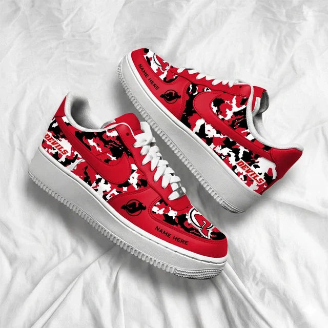 [PUCK DROP DEAL] NEW CUSTOMIZED NHL06 NJD NEW JERSEY DEVILS AF1 SHOES