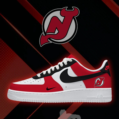 [PUCK DROP DEAL] NEW CUSTOMIZED NHL06 NJD NEW JERSEY DEVILS AF1 SHOES