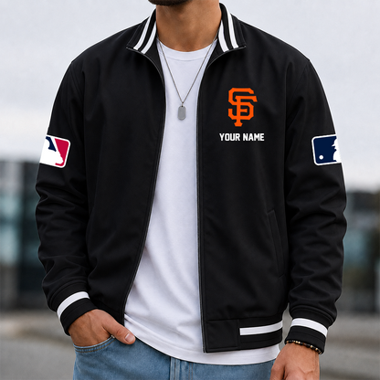 [HOMERUN DEAL] NEW CUSTOMIZED MLB06 SFG SAN FRANCISCO GIANTS MULTICOLOR MEN'S CASUAL JACKET