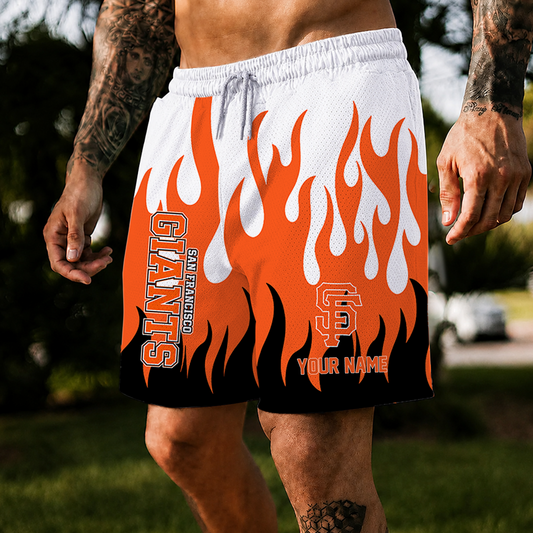 [HOMERUN DEAL] NEW CUSTOMIZED MLB06 SFG SAN FRANCISCO GIANTS SHORT PANTS
