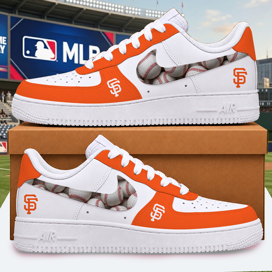 [HOMERUN DEAL] NEW CUSTOMIZED MLB06 SFG SAN FRANCISCO GIANTS AF1 SHOES