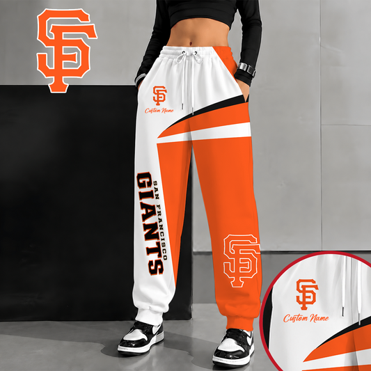 [HOMERUN DEAL] NEW CUSTOMIZED MLB06 SFG SAN FRANCISCO GIANTS SWEATPANTS